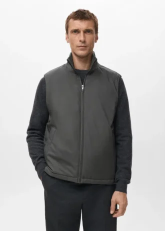 Gilet trapuntato leggero