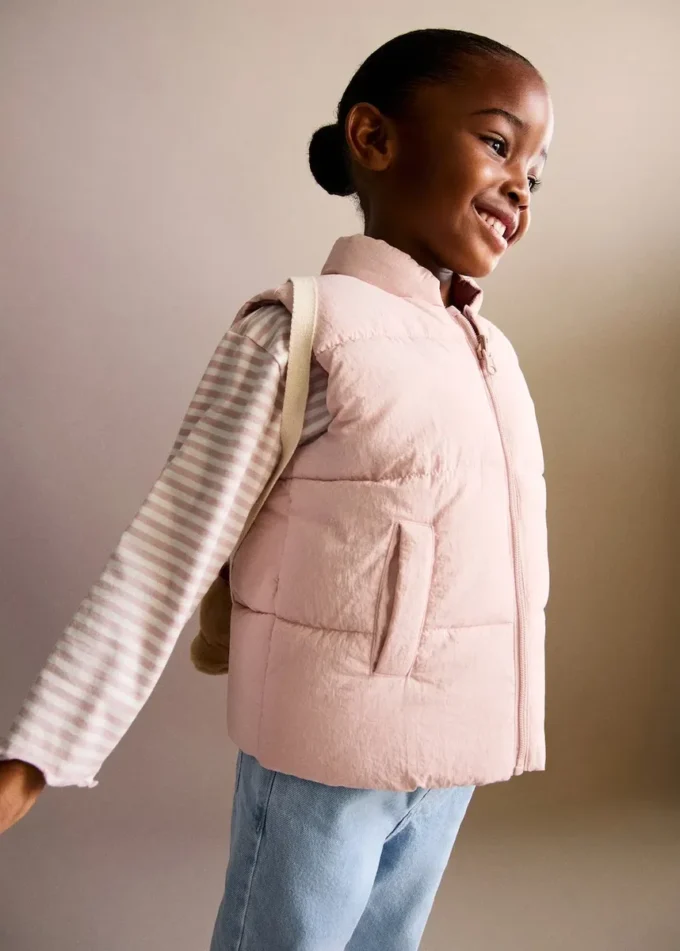 Gilet trapuntato reversibile