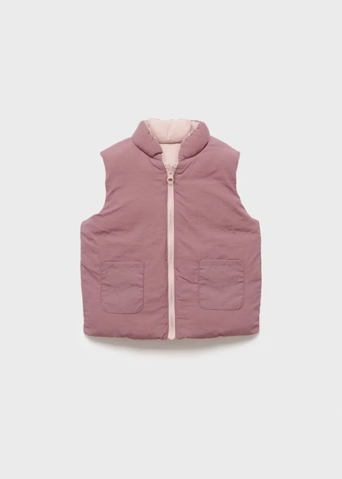 Gilet trapuntato reversibile