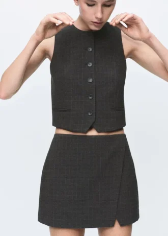 Gonna a portafoglio a quadri