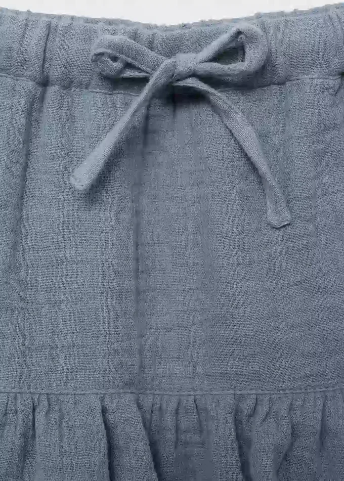 Gonna con volant e dettagli in paillettes Gonna con volant e dettagli in paillettes