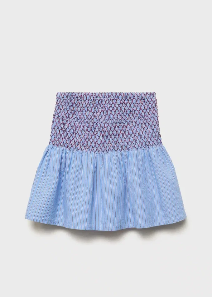 Gonna in cotone a righe Gonna in cotone a righe