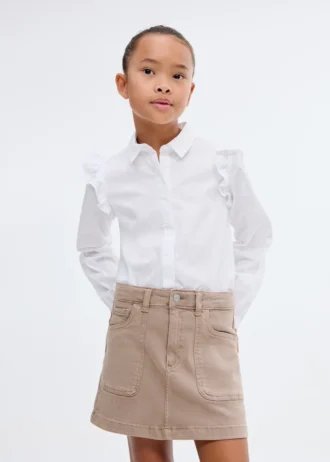 Gonna in cotone denim