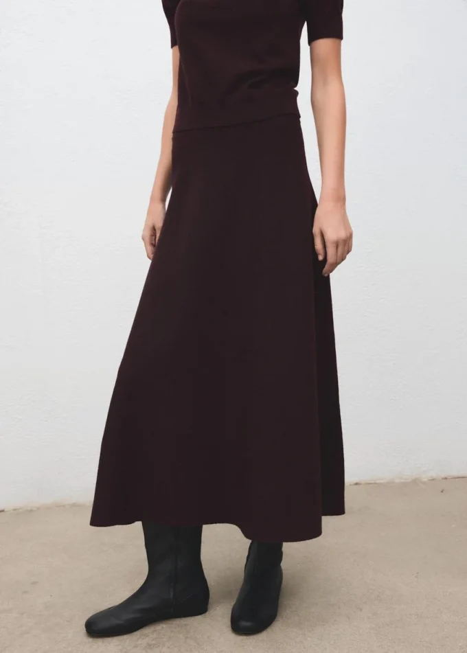 Gonna in maglia mista lana Gonna in maglia mista lana