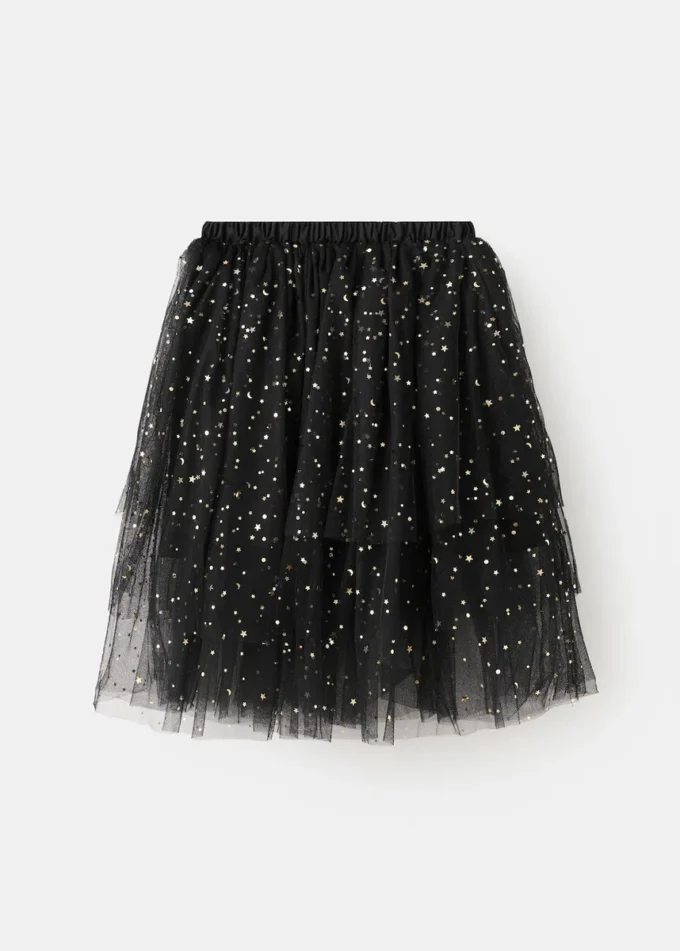 Gonna in tulle con stelle Gonna in tulle con stelle