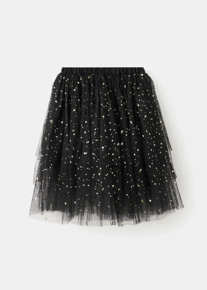 Gonna in tulle con stelle Gonna in tulle con stelle