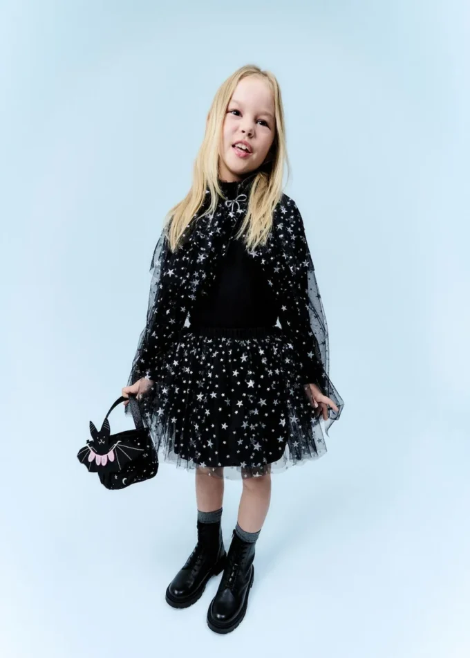 Gonna in tulle con stelle Gonna in tulle con stelle