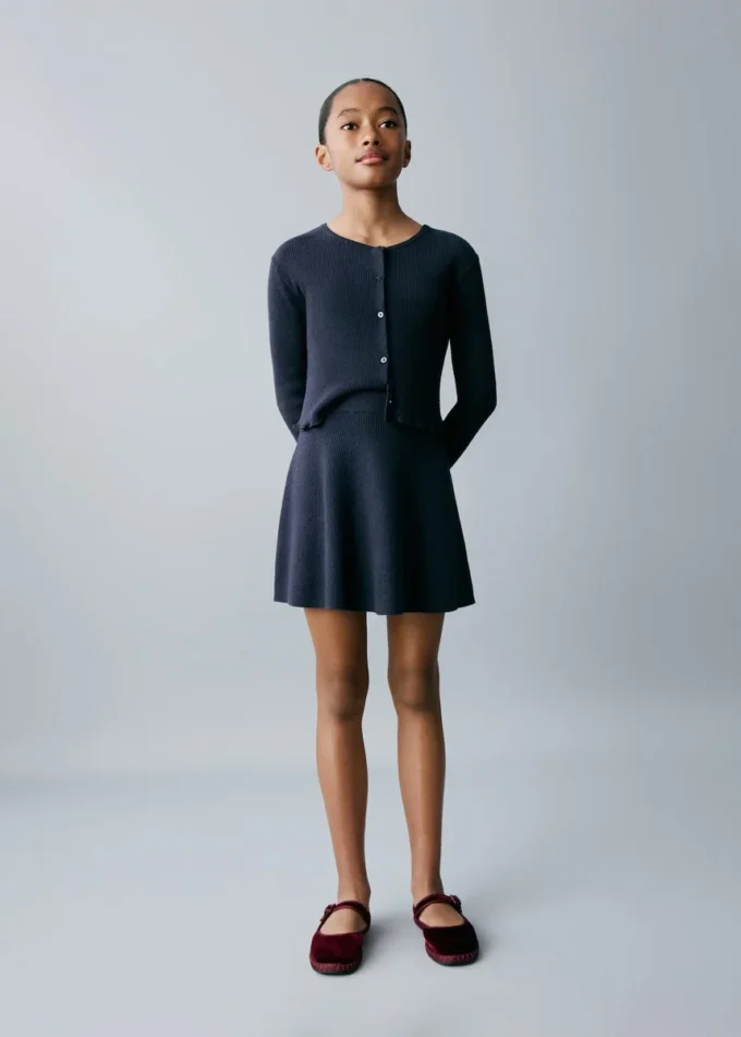 Gonna lavorata a trecce Gonna lavorata a trecce