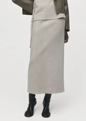 Gonna lunga con elastico in vita