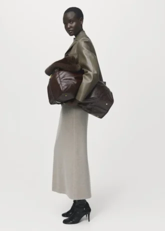 Gonna lunga con elastico in vita