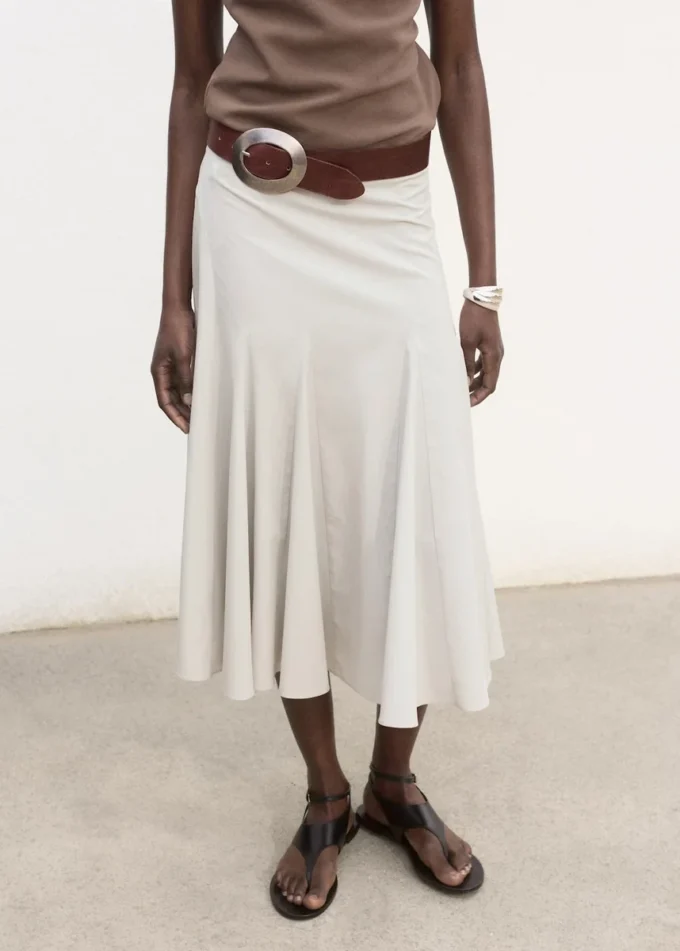 Gonna midi a pieghe Gonna midi a pieghe