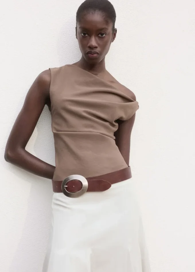 Gonna midi a pieghe Gonna midi a pieghe