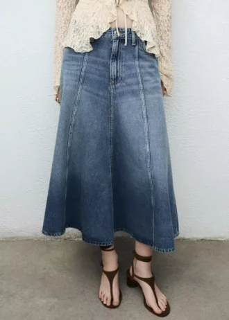 Gonna midi in denim Gonna midi in denim