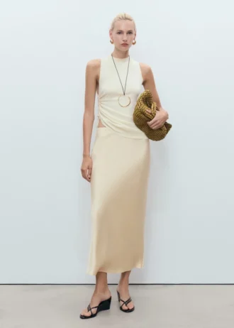 Gonna midi in raso Gonna midi in raso