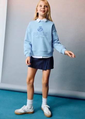 Gonna-pantaloncino a righe