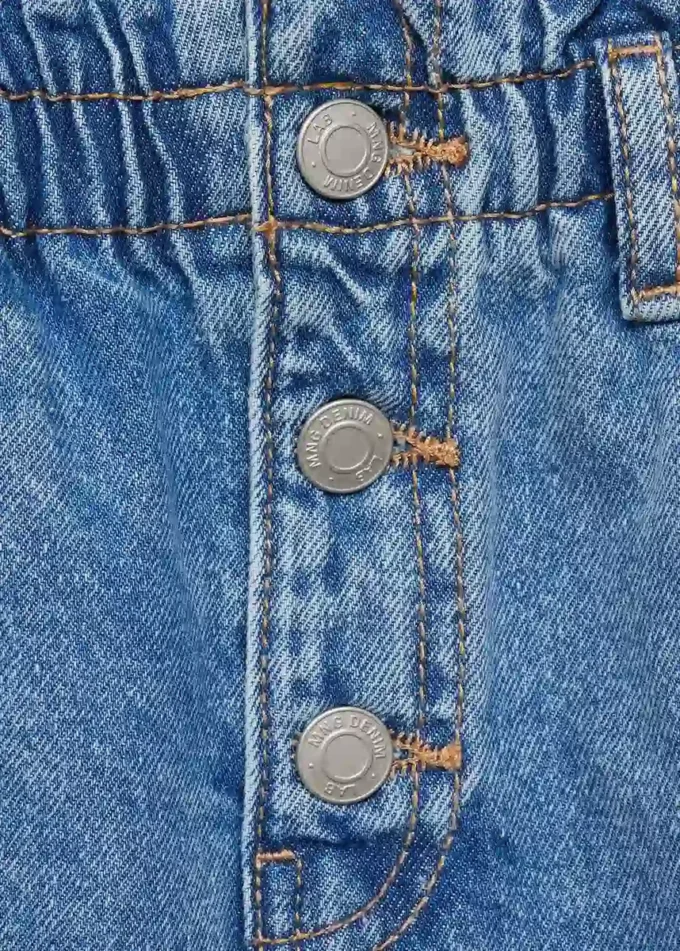 Gonna paperbag in denim