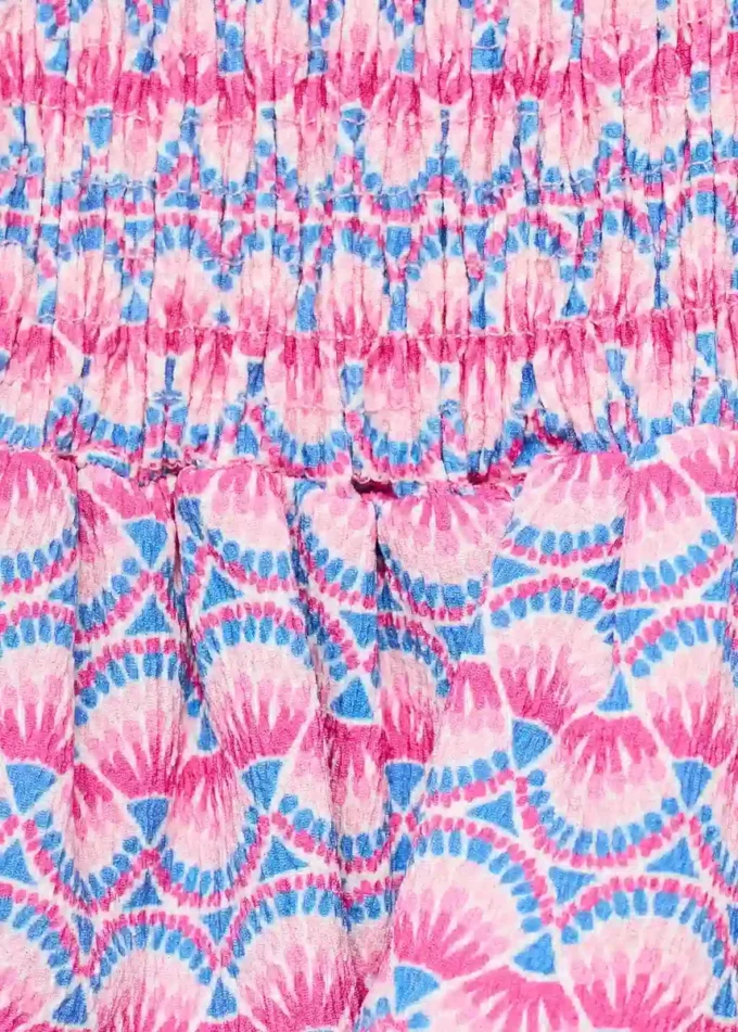 Gonna stampata con volant Gonna stampata con volant