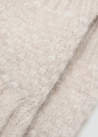 Guanti lavorati a maglia combinati