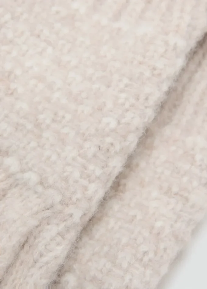 Guanti lavorati a maglia combinati