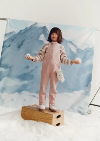 Guanti lavorati a maglia con orsacchiotto