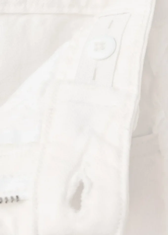 Jeans a gamba larga con cuciture decorative