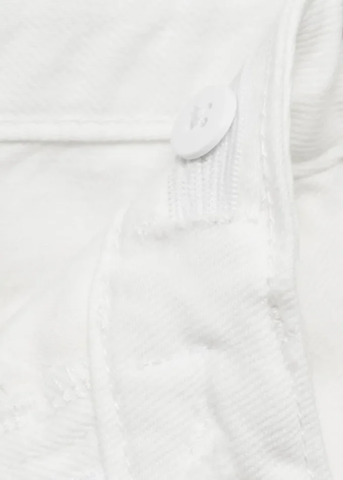 Jeans a gamba larga con dettagli cuciture Jeans a gamba larga con dettagli cuciture