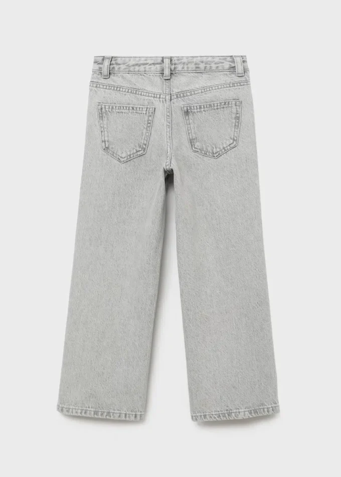 Jeans a gamba larga con stelle Jeans a gamba larga con stelle