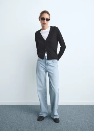 Jeans a vita alta e gamba larga Danila