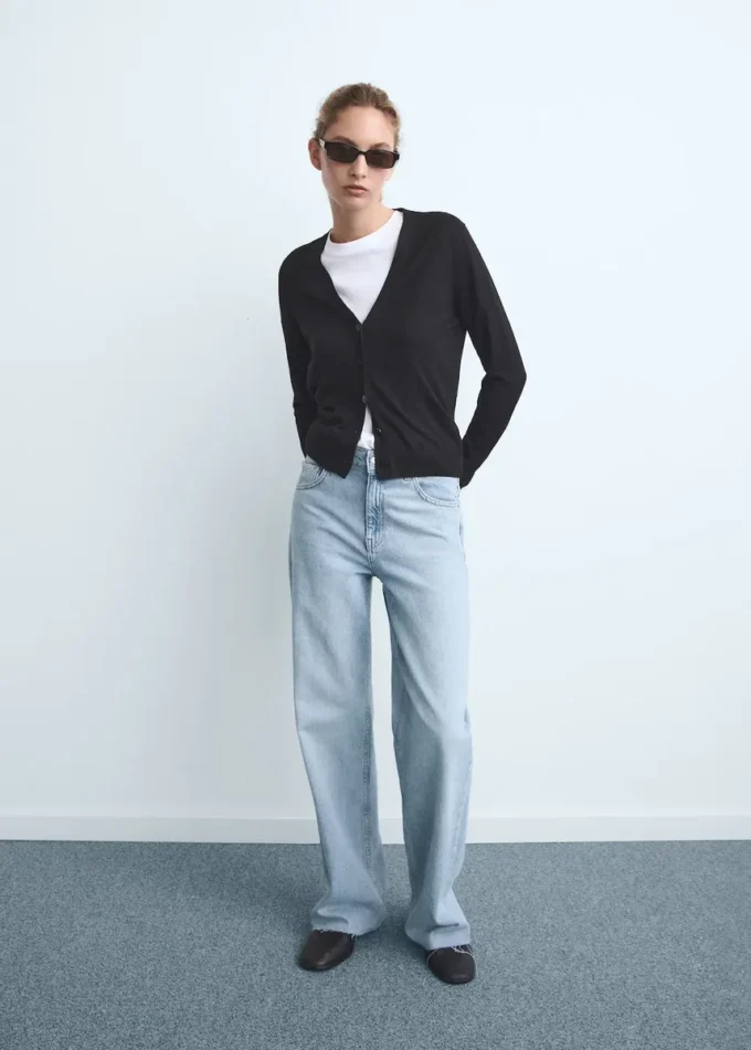 Jeans a vita alta e gamba larga Danila Jeans a vita alta e gamba larga Danila