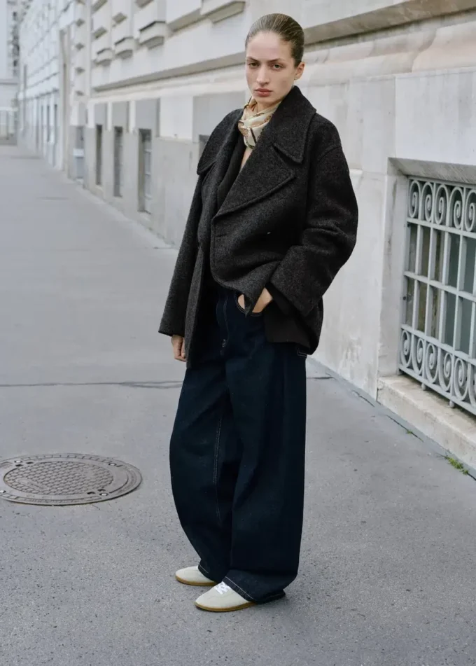 Jeans a vita media con lavaggio rinse-wash Jeans a vita media con lavaggio rinse-wash