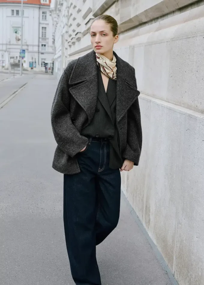 Jeans a vita media con lavaggio rinse-wash Jeans a vita media con lavaggio rinse-wash