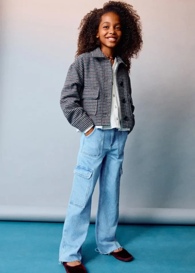 Jeans cargo dal taglio dritto Jeans cargo dal taglio dritto