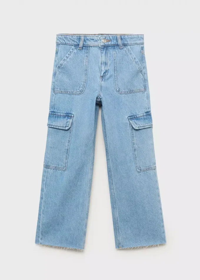 Jeans cargo dal taglio dritto Jeans cargo dal taglio dritto