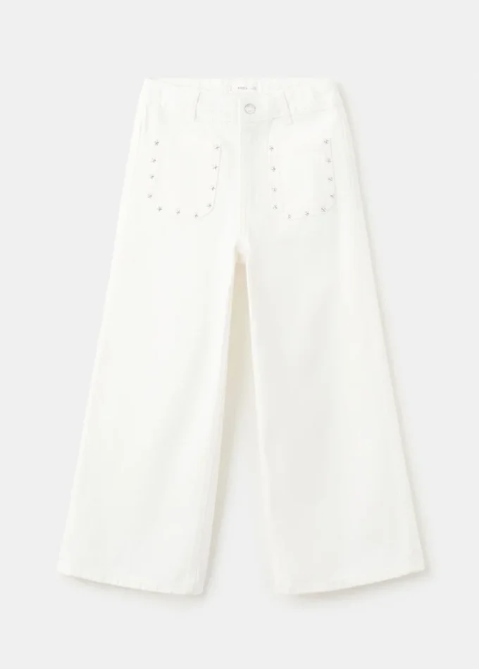 Jeans con borchie a forma di stella Jeans con borchie a forma di stella