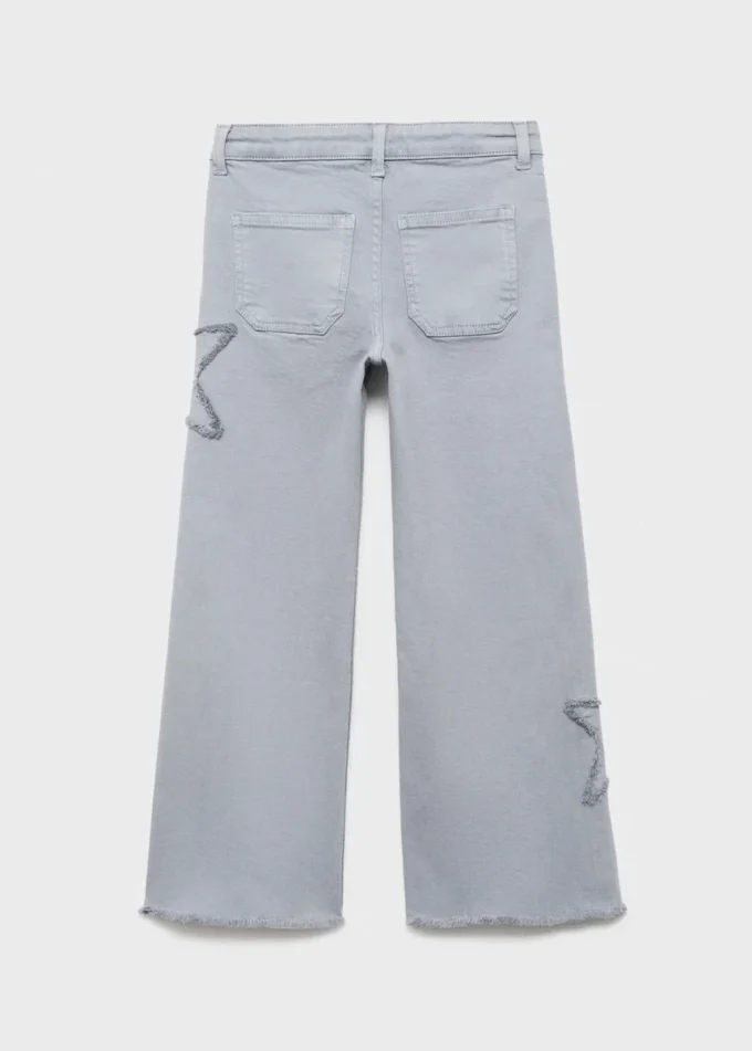 Jeans con stelle ricamate Jeans con stelle ricamate