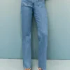 Jeans cropped svasati con tasche Jeans cropped svasati con tasche