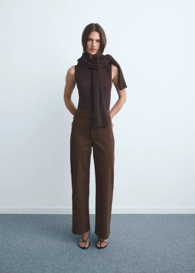 Jeans culotte a vita alta Catherin Jeans culotte a vita alta Catherin