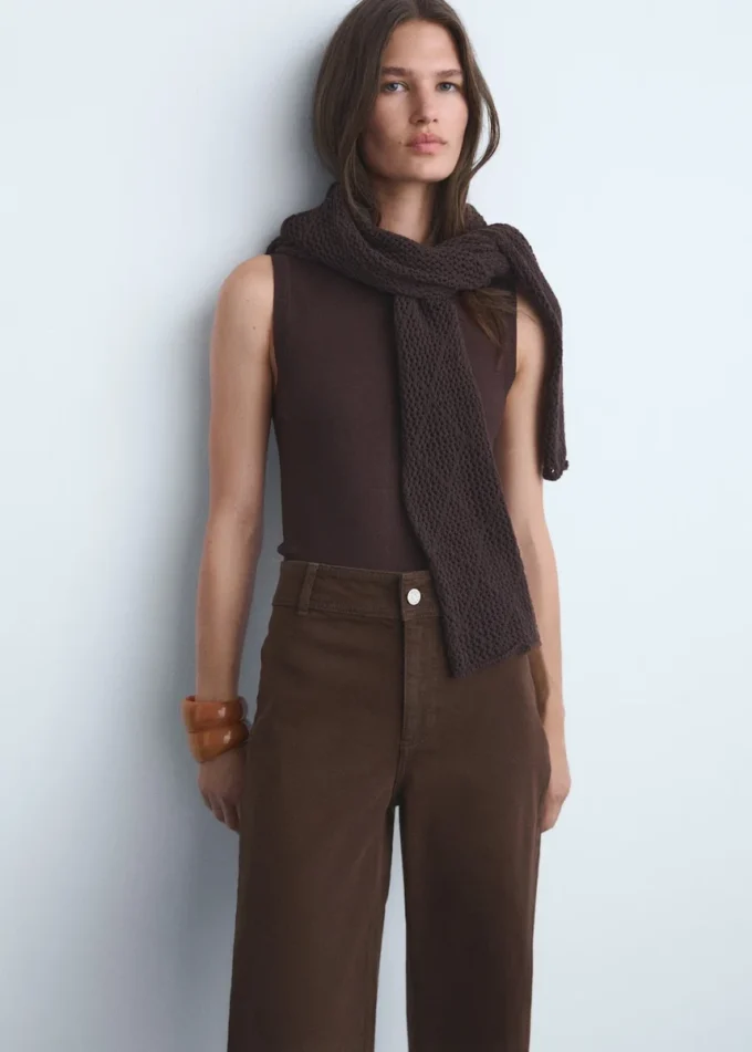 Jeans culotte a vita alta Catherin Jeans culotte a vita alta Catherin