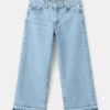Jeans culotte a vita media comodi
