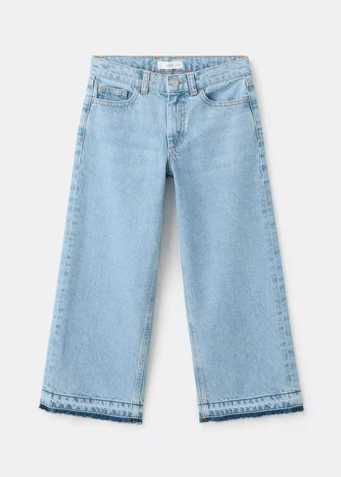 Jeans culotte a vita media comodi