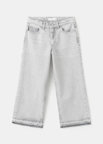 Jeans culotte a vita media comodi