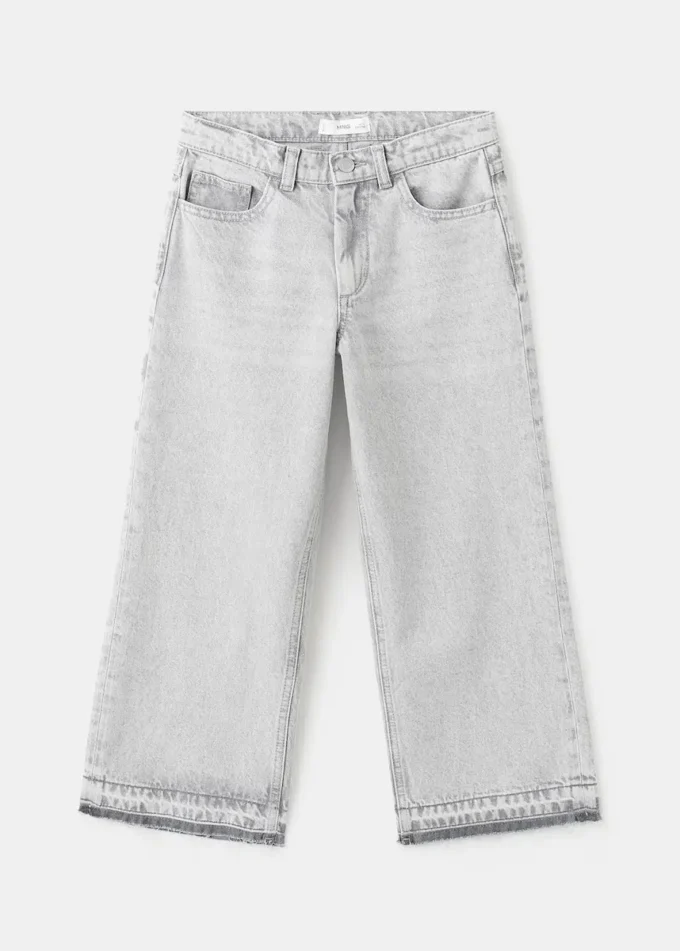 Jeans culotte a vita media comodi