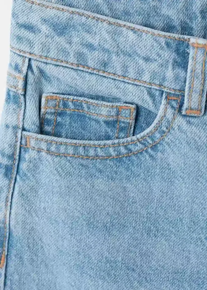 Jeans culotte a vita media comodi