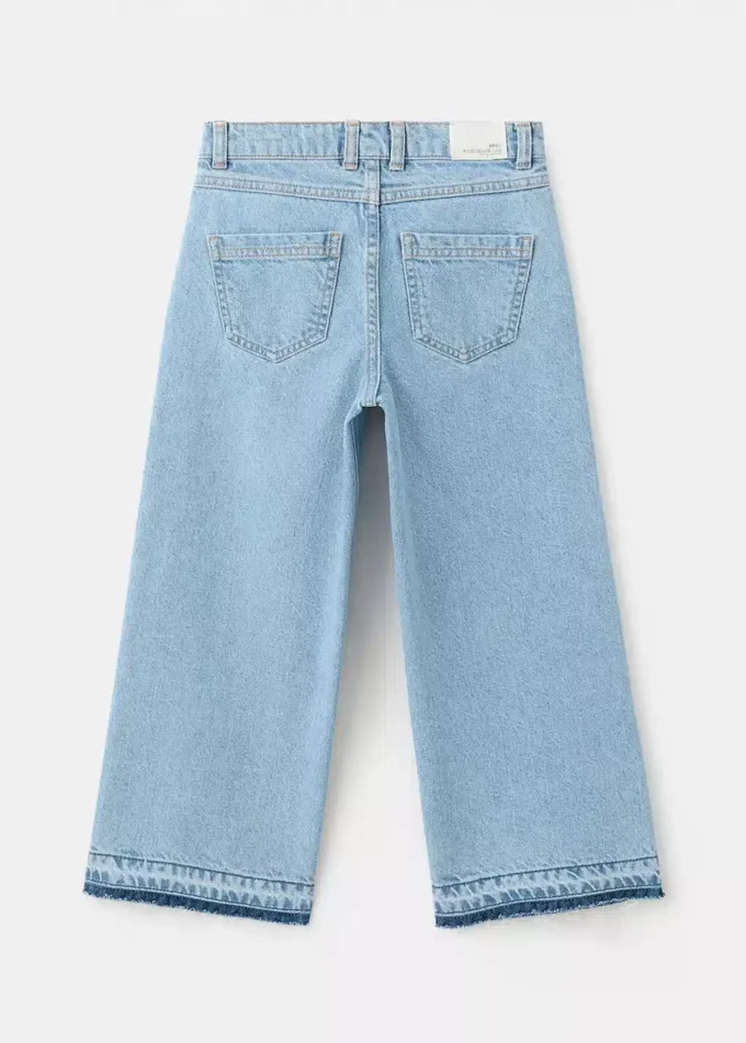 Jeans culotte a vita media comodi