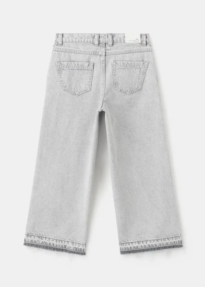 Jeans culotte a vita media comodi