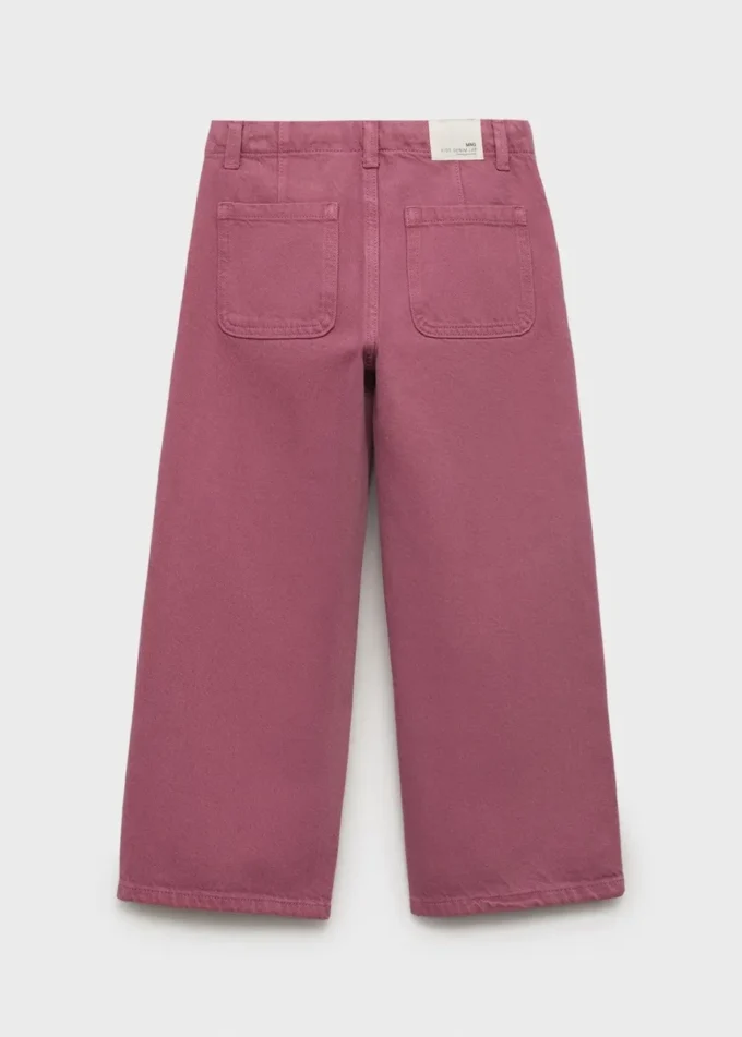 Jeans culotte con bottoni Jeans culotte con bottoni