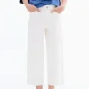 Jeans culotte con cuciture a vista Jeans culotte con cuciture a vista