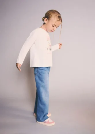 Jeans culotte in cotone