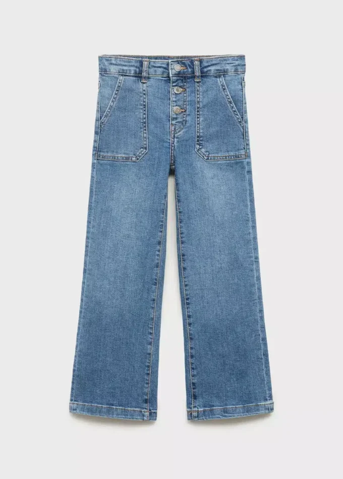 Jeans dritti con tasche