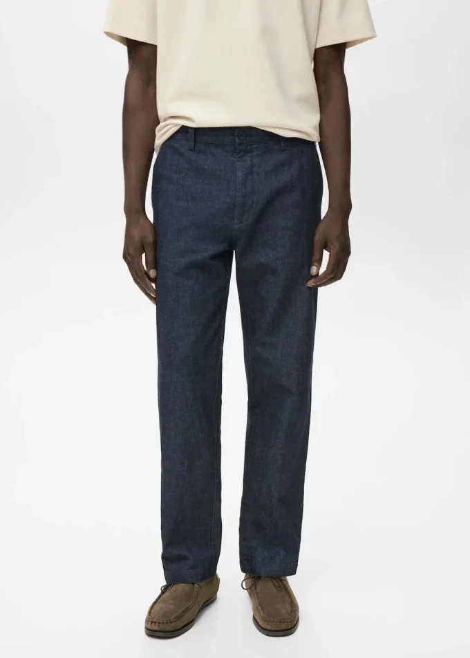 Jeans dritti dal lavaggio scuro Jeans dritti dal lavaggio scuro